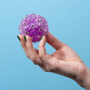 SPEKS Geode Magnetic Fidget Sphere (Quartz/Purple)