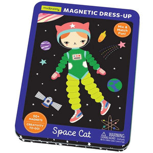 Space Cat Magnetic Dress Up Tin