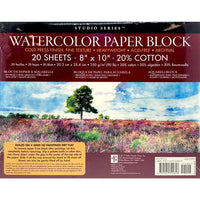 Studio Series Watercolor Paper Block (20 sheets)