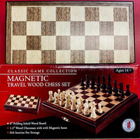 Travel Wooden Magnetic Chess Set