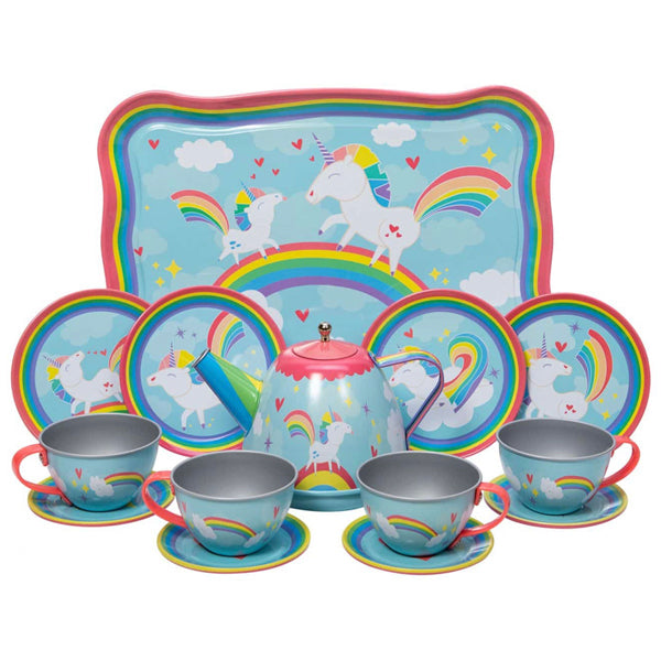 Unicorn Tin Tea Set