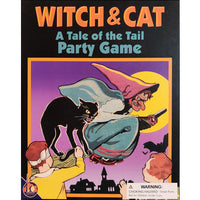 Witch & Cat Pin the Tail Game