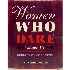 Women Who Dare Vol. III Knowledge Cards