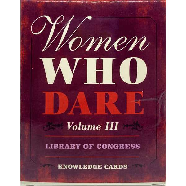 Women Who Dare Vol. III Knowledge Cards