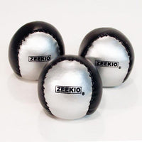 Zeekio Silver & Black Juggling Balls (3pc)